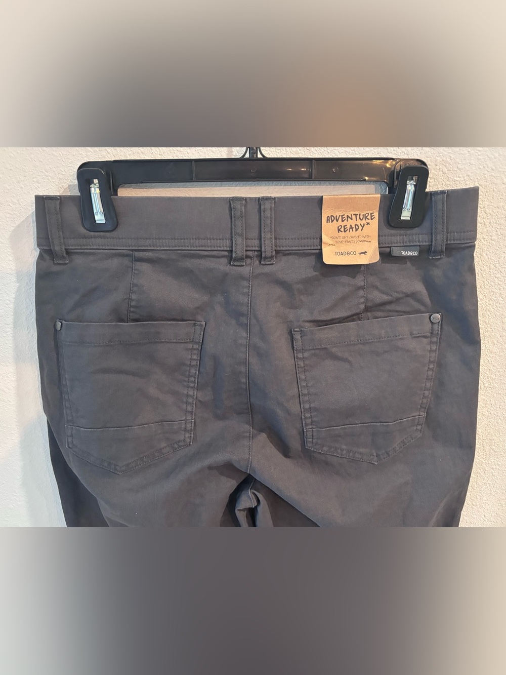 Toad&Co Gray Earthworks Pants, Women’s Size 8 - Picture 5 of 15